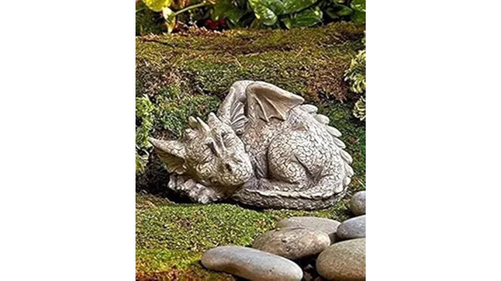 sleeping dragon garden statue