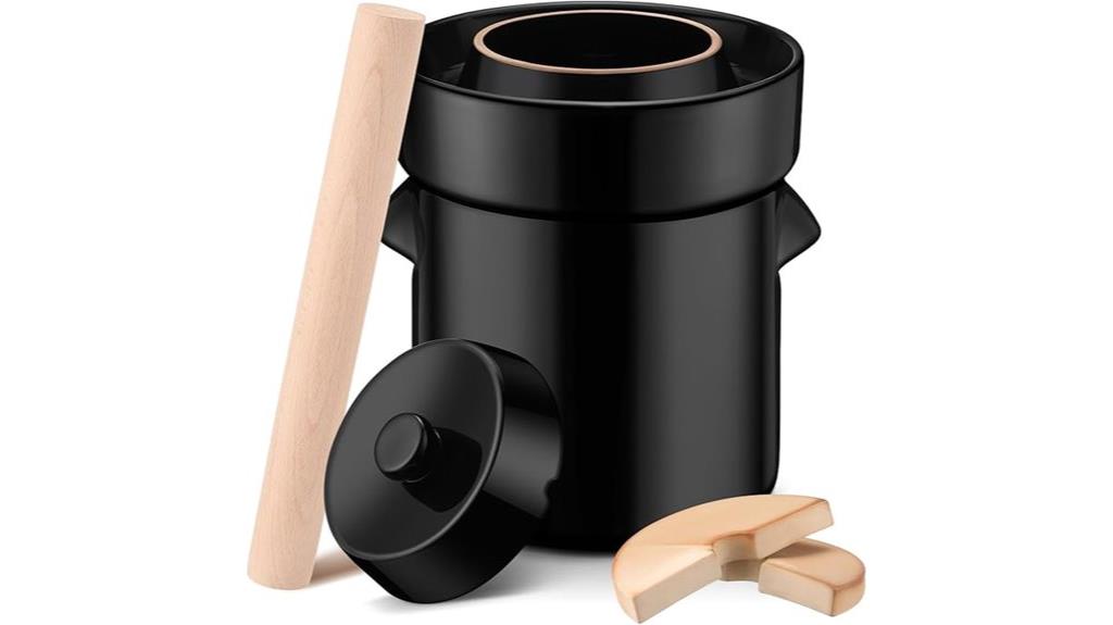 small 2 6 gallon fermentation crock