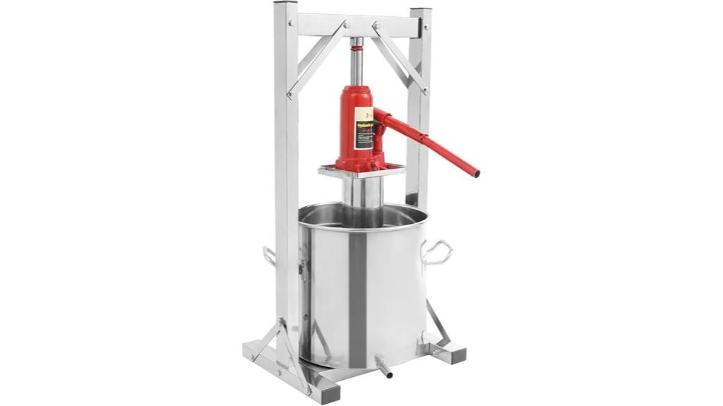 stainless steel hydraulic wine press