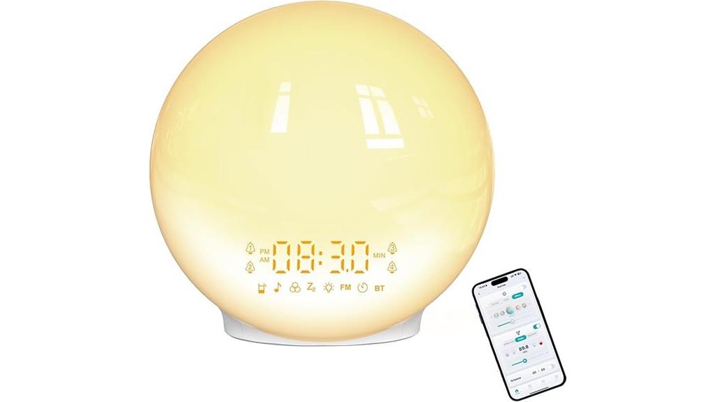 sunrise dawn simulation clock