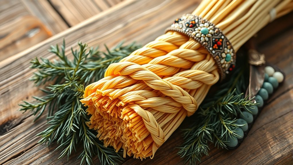 sweetgrass enhances spiritual healing