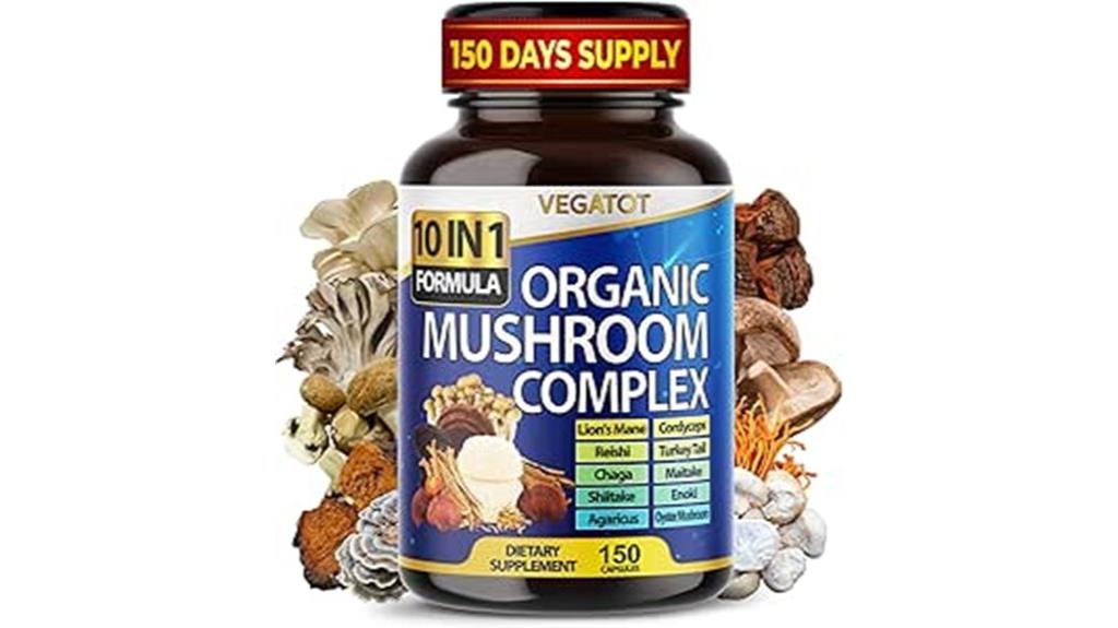 ten mushroom capsules supply