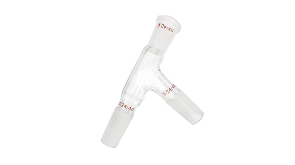 three way lab glass adapter