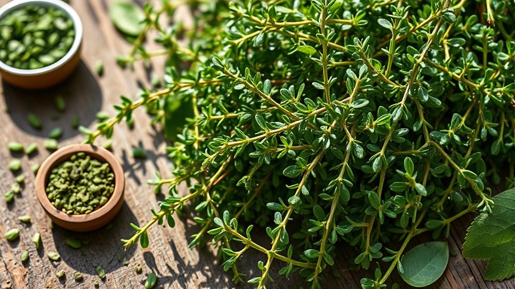 thyme promotes strong bones