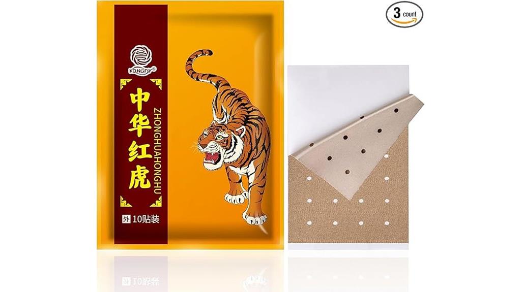 tiger patches for relief