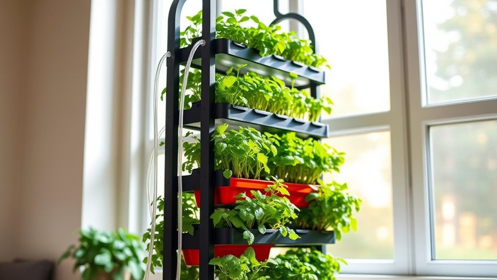top indoor hydroponic herb towers