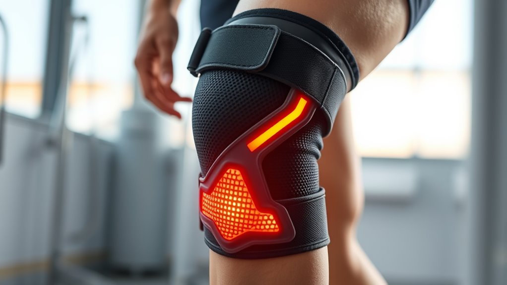 top knee braces with heat