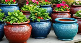top large ceramic garden planters