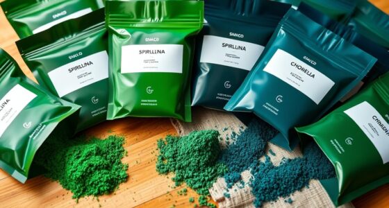 top spirulina chlorella supplements
