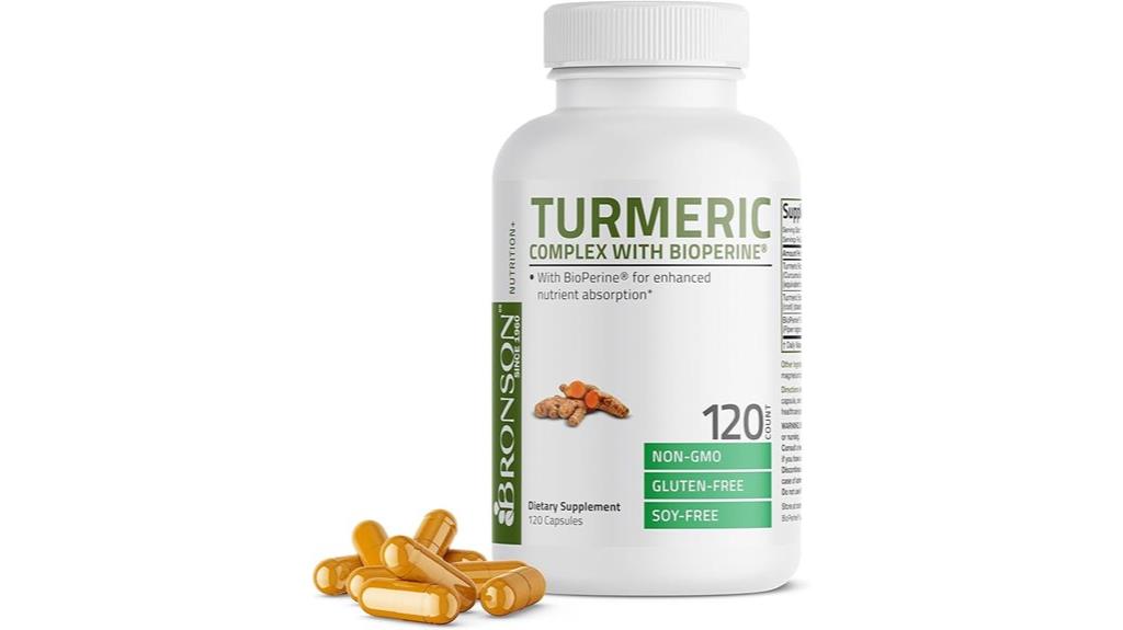 turmeric curcumin bioperine capsules