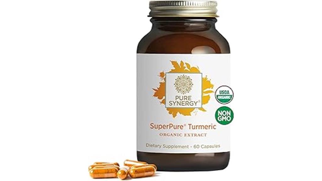 turmeric extract supplement capsules