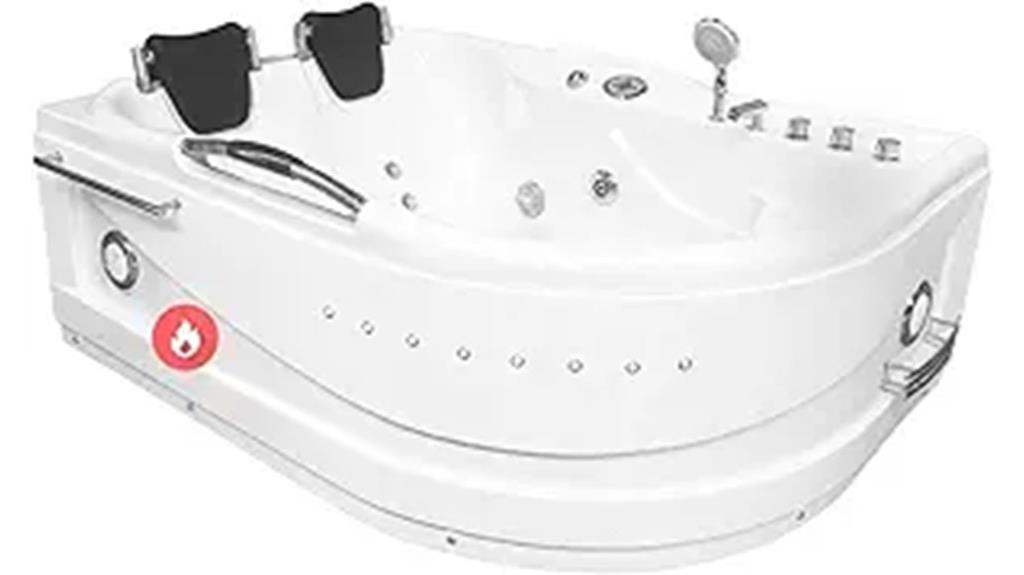 two person whirlpool bathtub