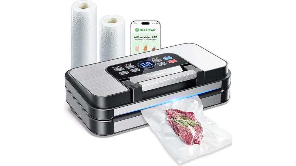 vacuum sealer with double seal