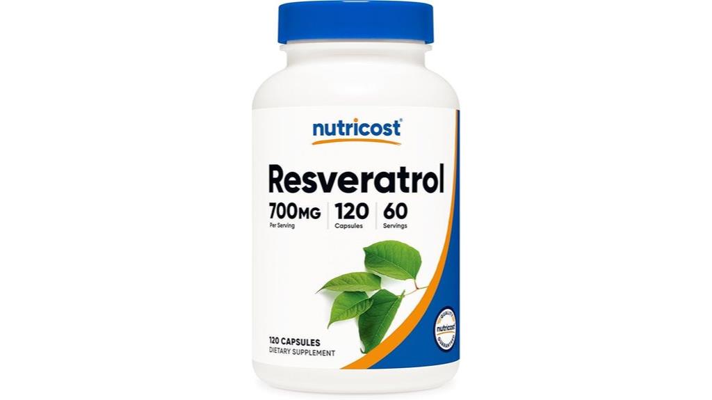vegan gluten free resveratrol capsules
