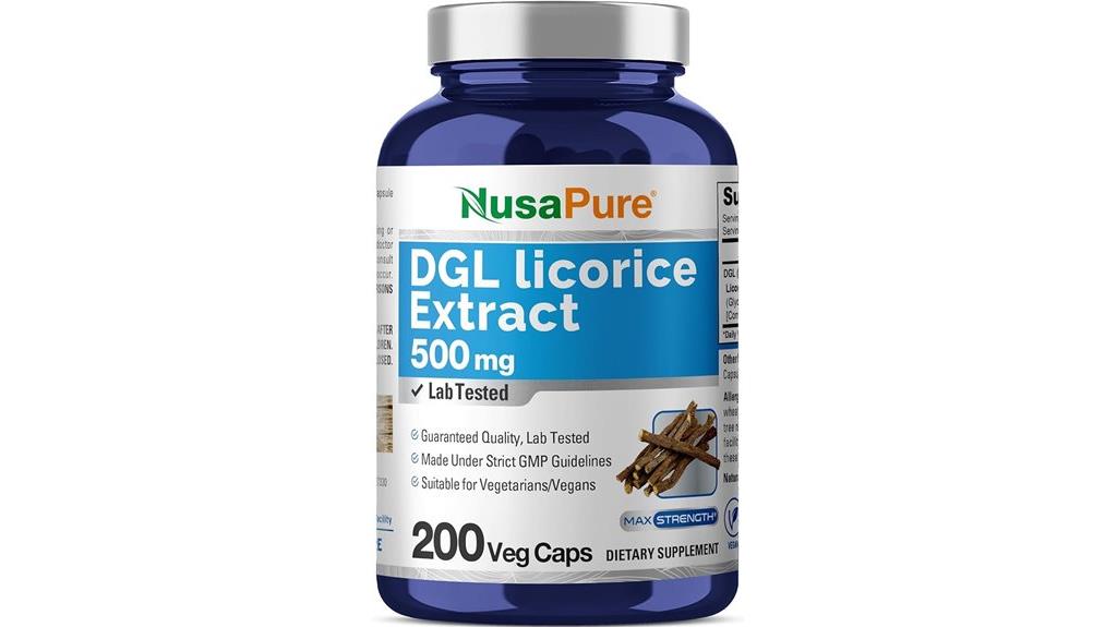 vegan licorice extract capsules