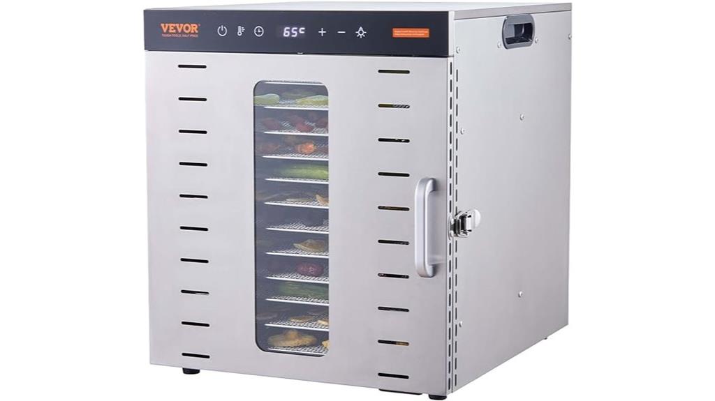 vevor 10 tray food dehydrator