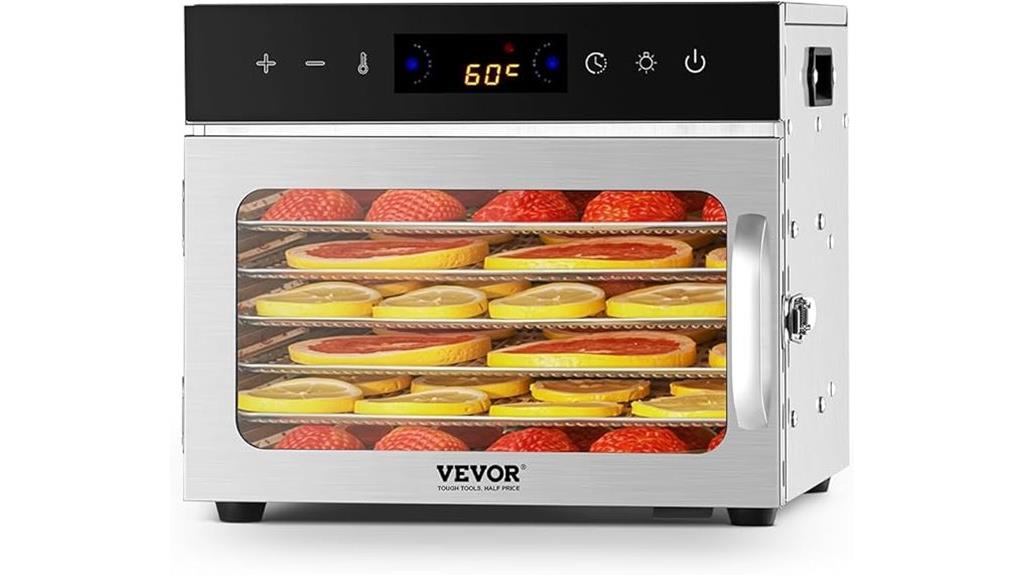 vevor dehydrator 6 trays