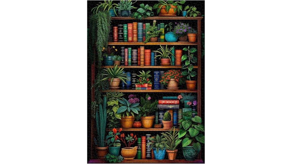 vintage 1000 piece bookshelf puzzle