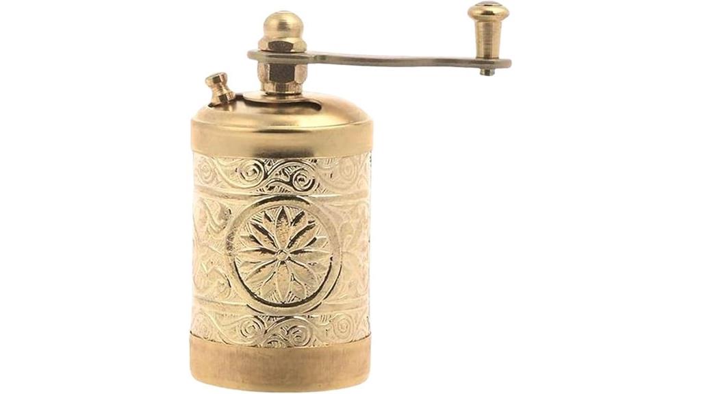 vintage copper spice grinder