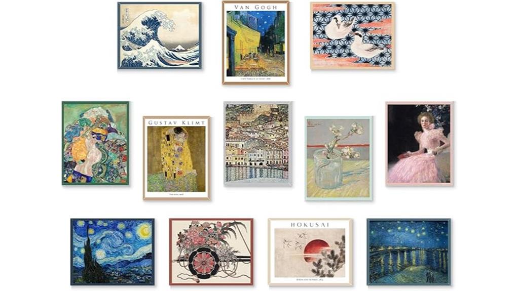 vintage wall art set
