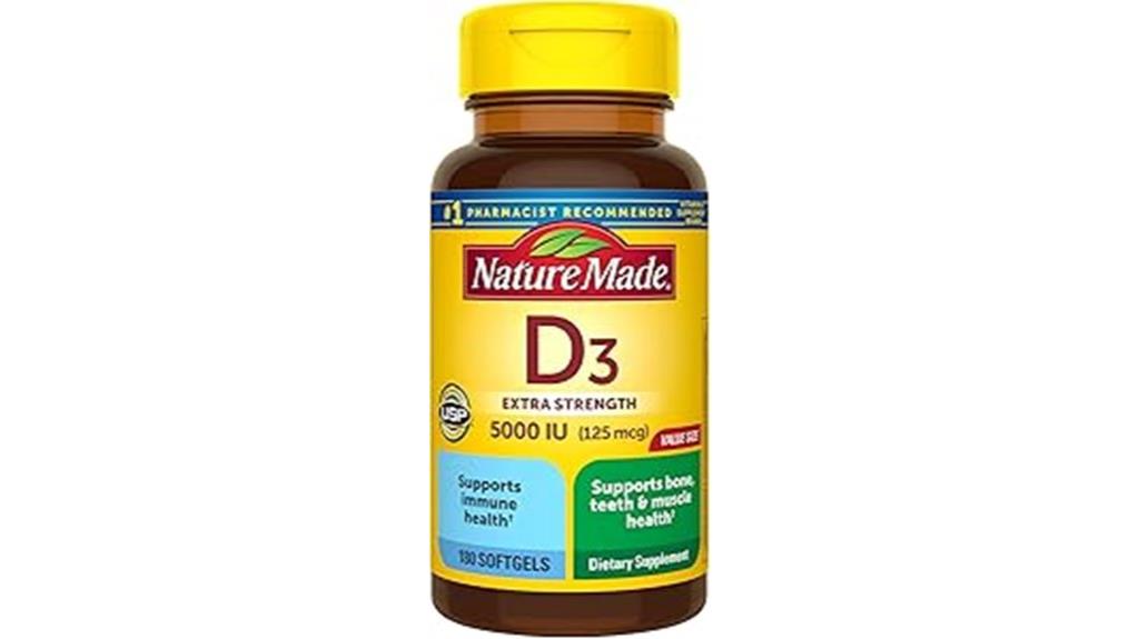 vitamin d3 5000 iu softgels