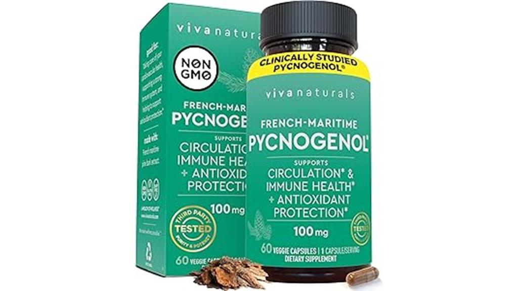 viva naturals pycnogenol capsules