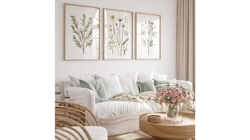 watercolor botanical flower prints