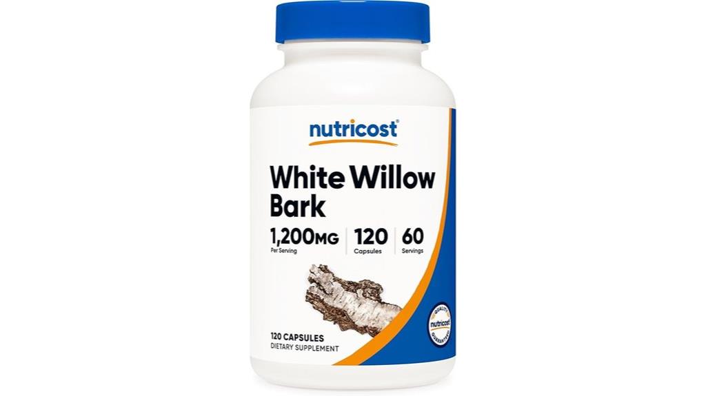 white willow bark capsules