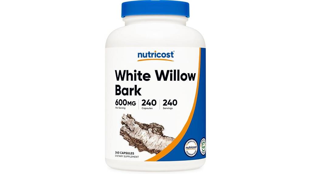 white willow bark capsules