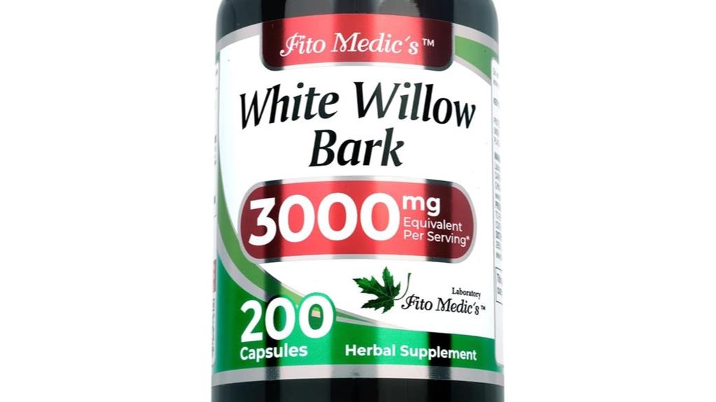 white willow bark capsules