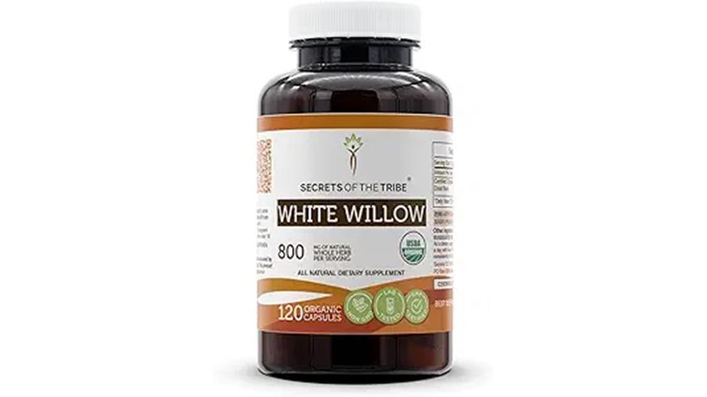 white willow capsules 800mg