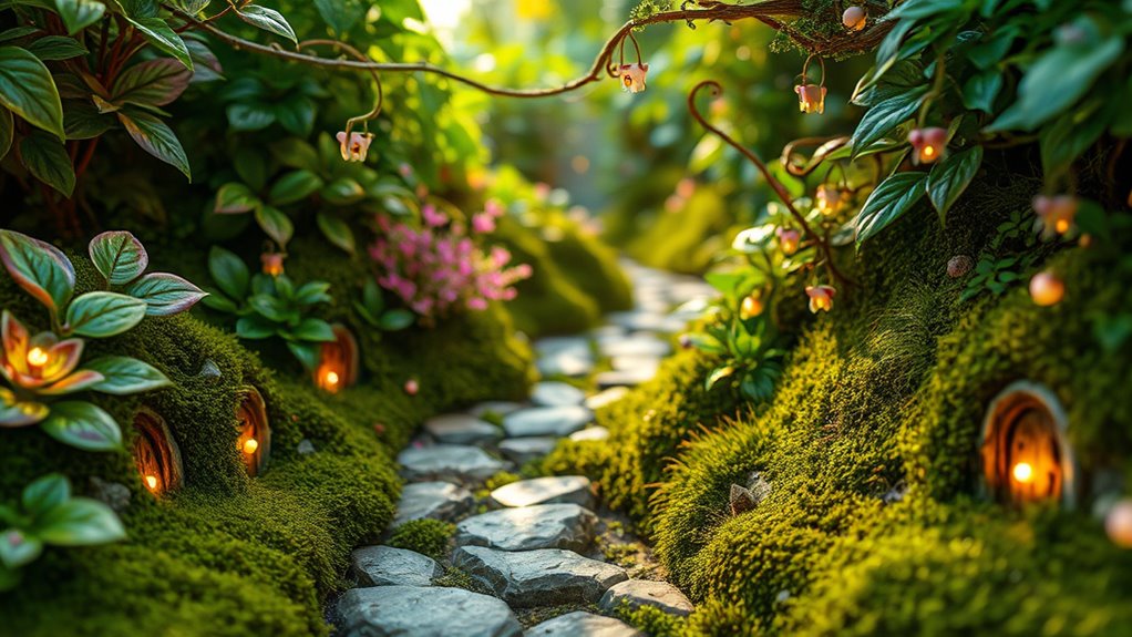 winding paths and cozy alcoves