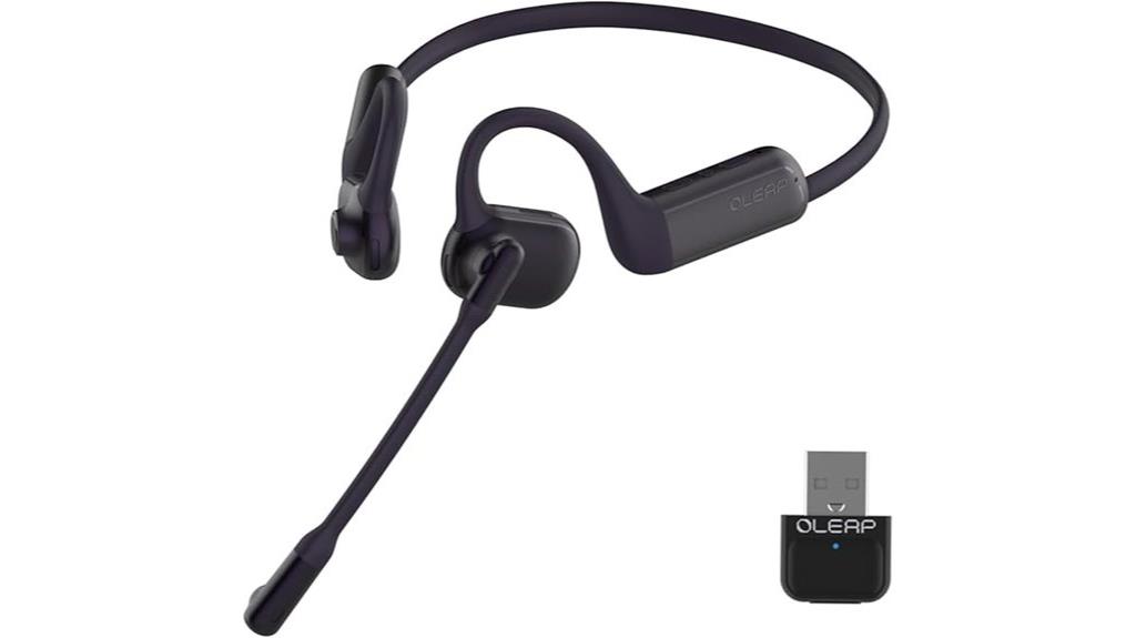 wireless pilot headset with microphone