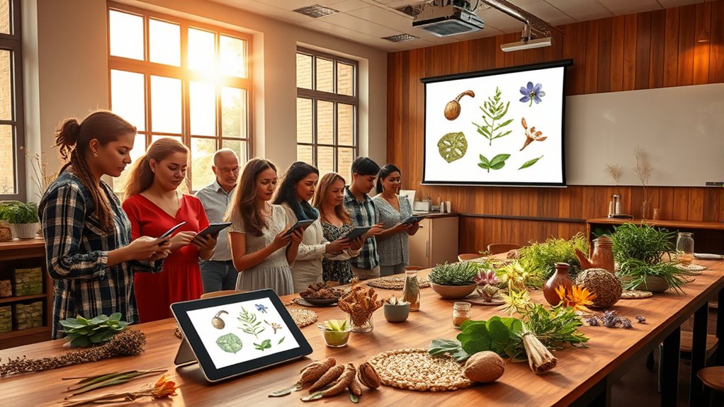 accessible interactive herbal learning