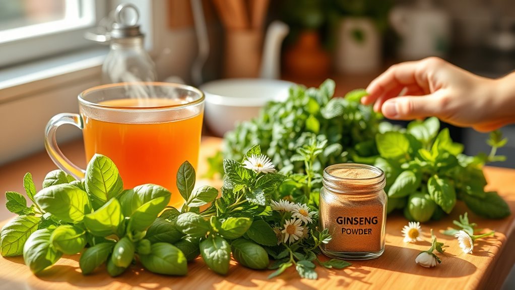 add herbs to daily routines