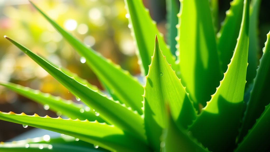 aloe vera soothes digital skin