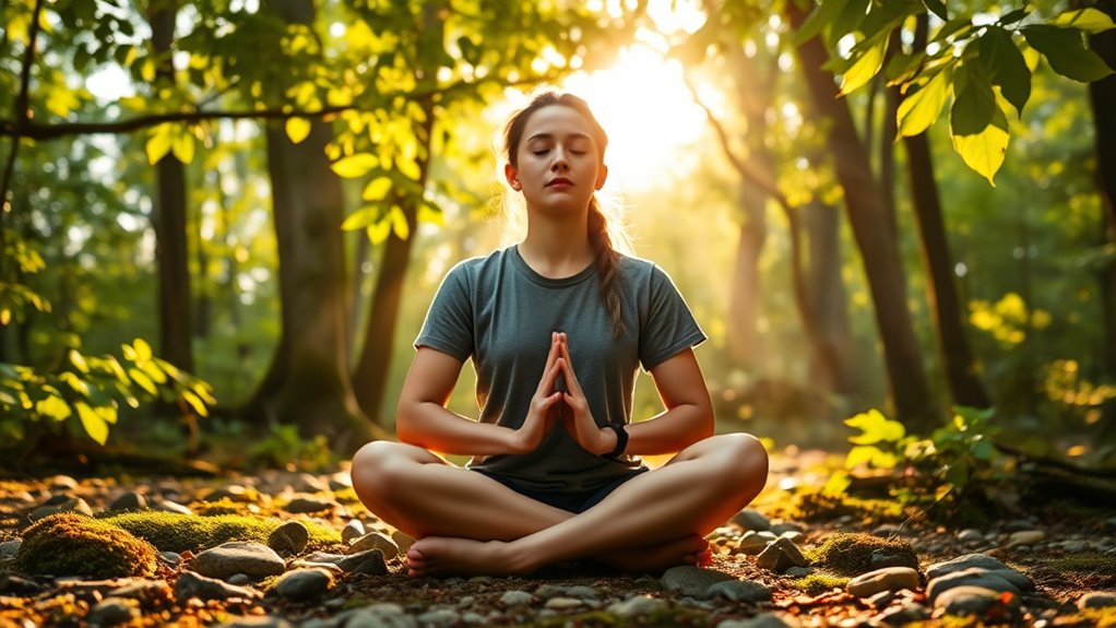 calm focused mindfulness practice