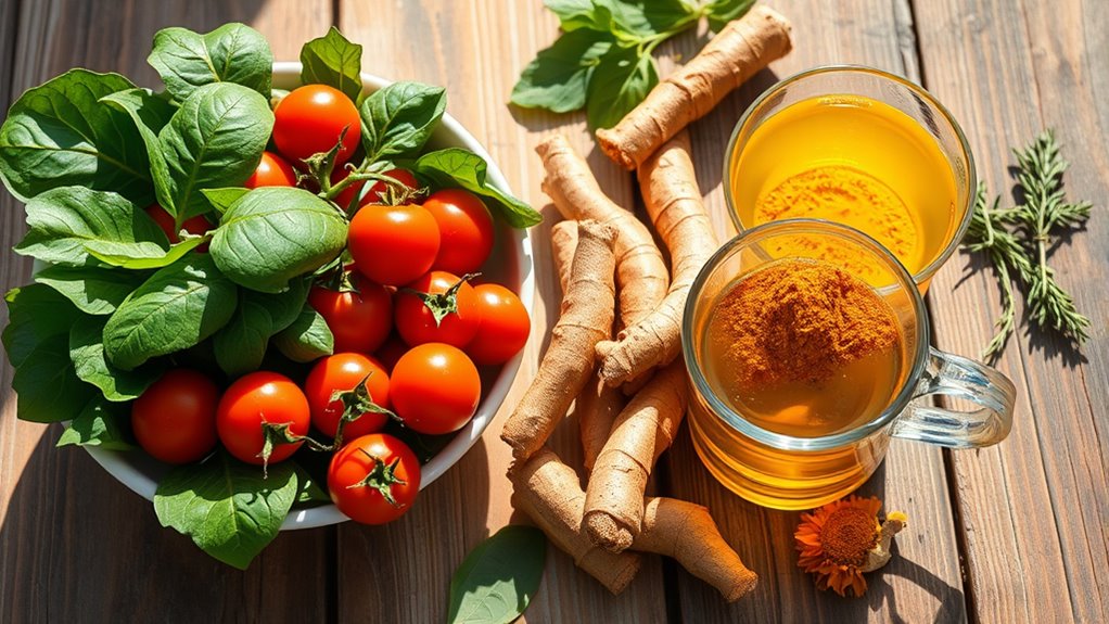 combining diet and herbs