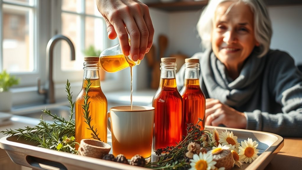 consistent herbal tonic intake