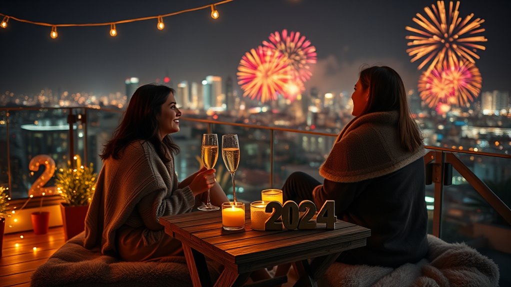 couples new year celebrations