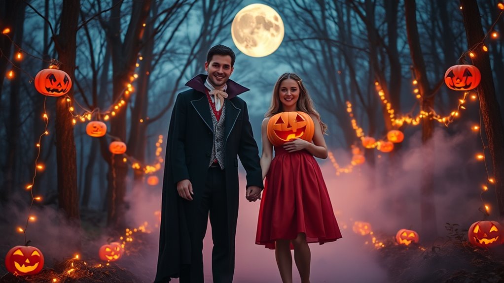 couples spooky halloween adventures