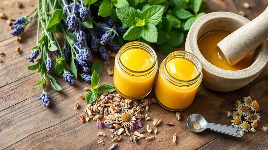 create personalized herbal balms