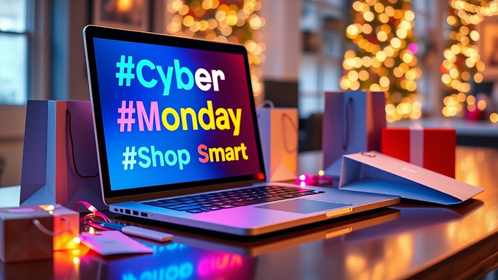 cyber monday deal hashtags