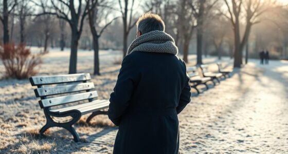 embracing cold winter mornings