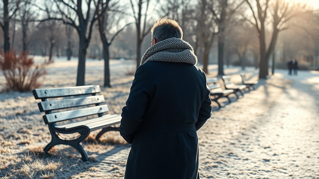 embracing cold winter mornings