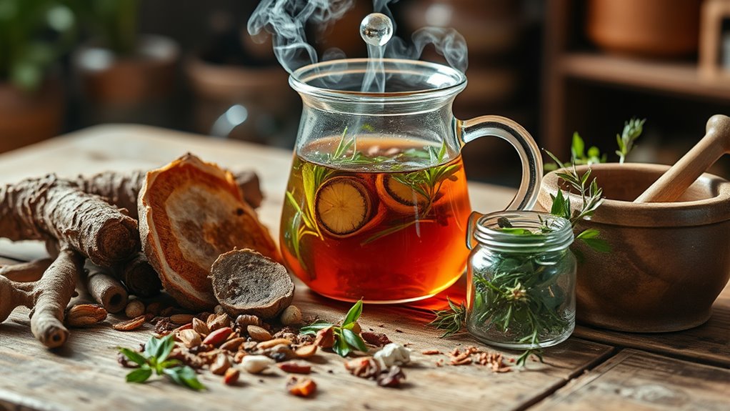 extracts from tough herbs