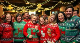 festive ugly sweater celebrations