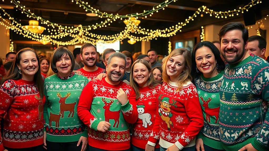 festive ugly sweater celebrations