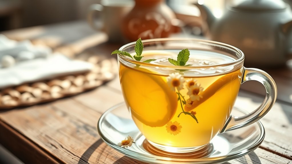 gentle invigorating chamomile infusion