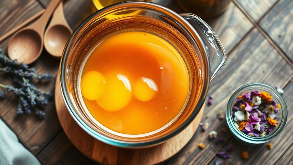 gently melt ingredients evenly